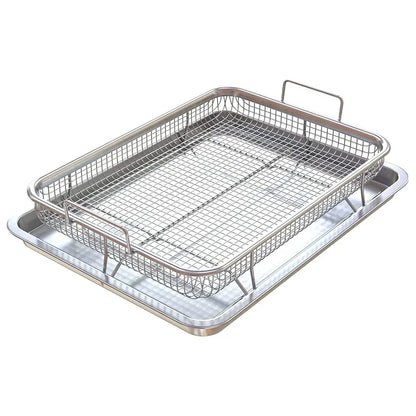Sample Oil Frying Baking Pan Grill Crispy Mesh